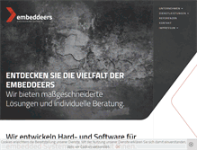 Tablet Screenshot of embeddeers.com